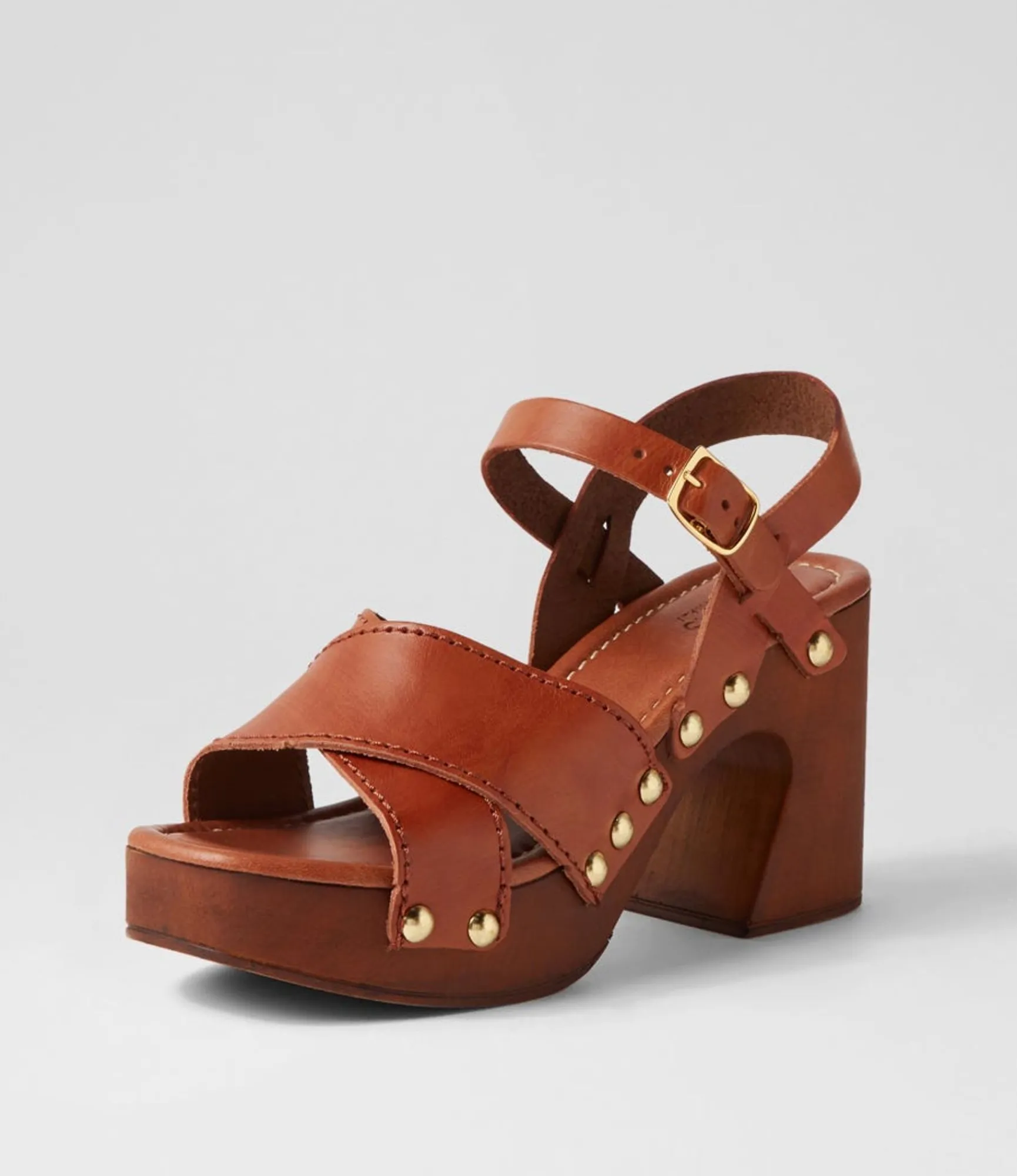 Cheap Midas Shoes Fillie Tan Leather Sandals