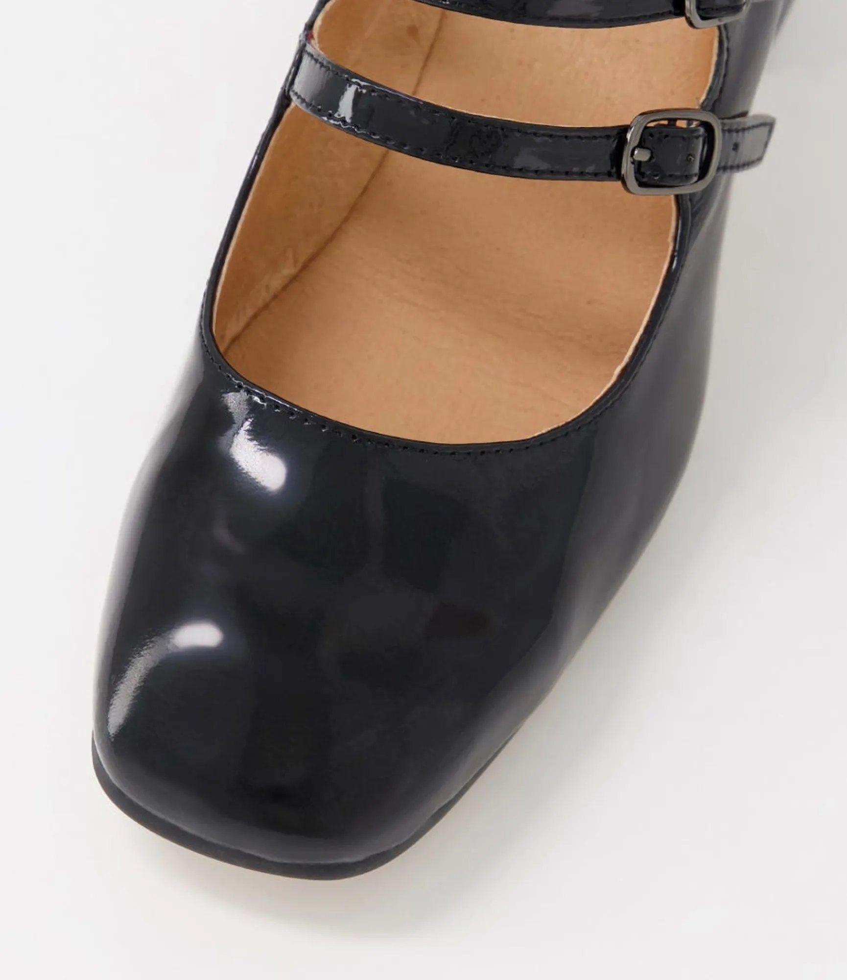 Sale Midas Shoes Fiore Black Patent Leather Mary Janes