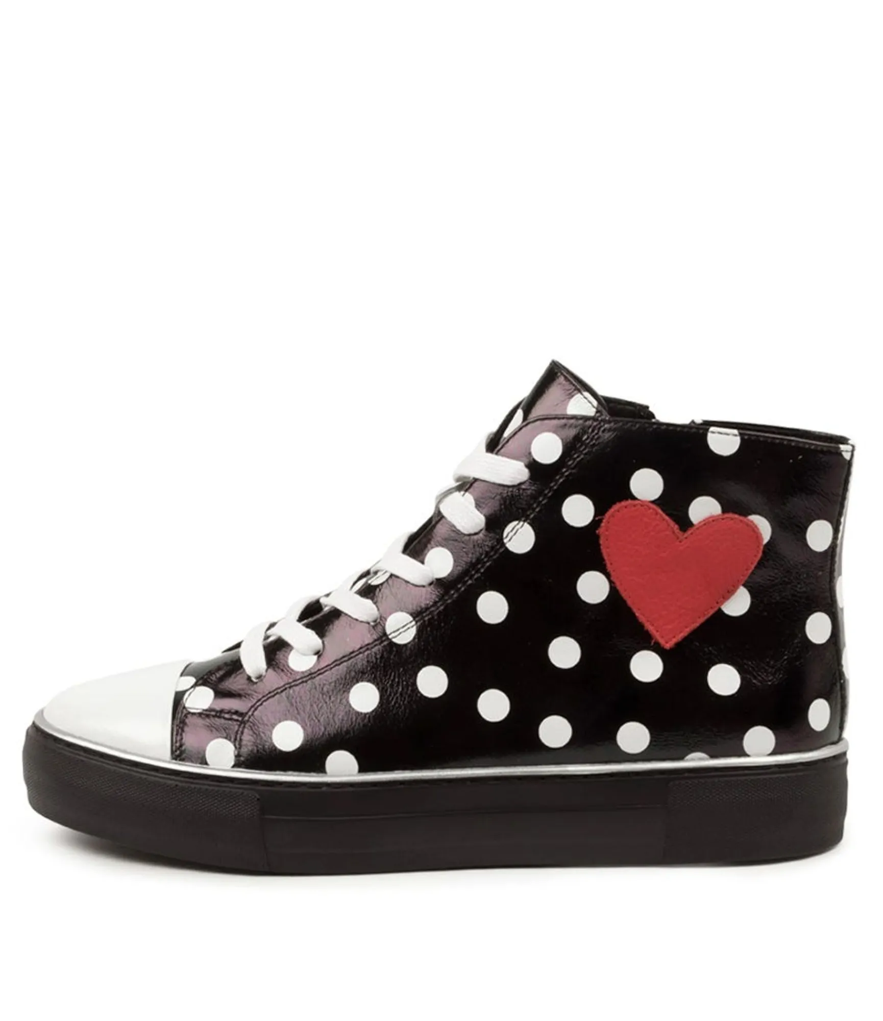Shop Midas Shoes Flick Black&White Spot