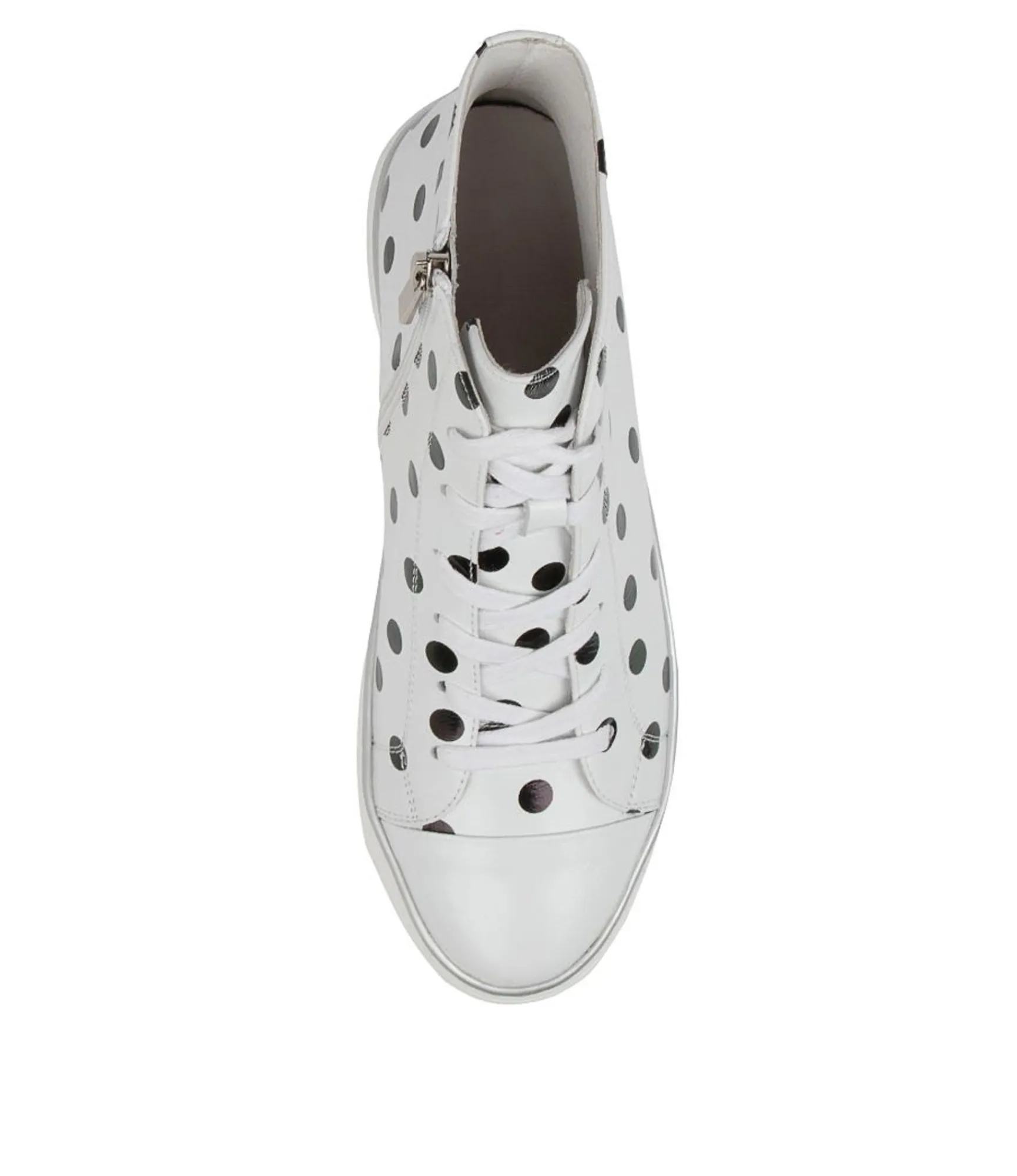 New Midas Shoes Flick White&Black Spot