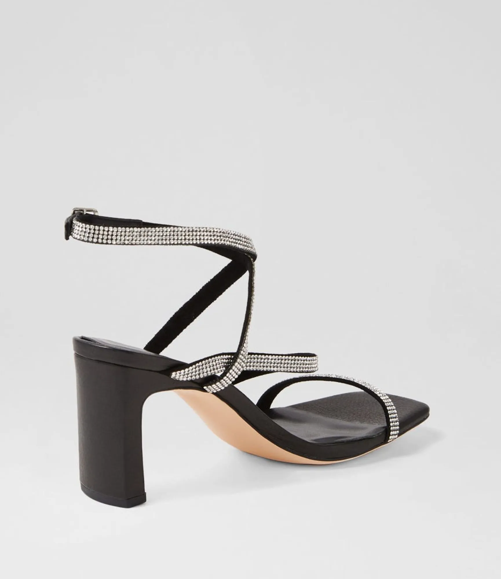 Best Sale Midas Shoes Flounder Black Silver Jewels Leather Sandals