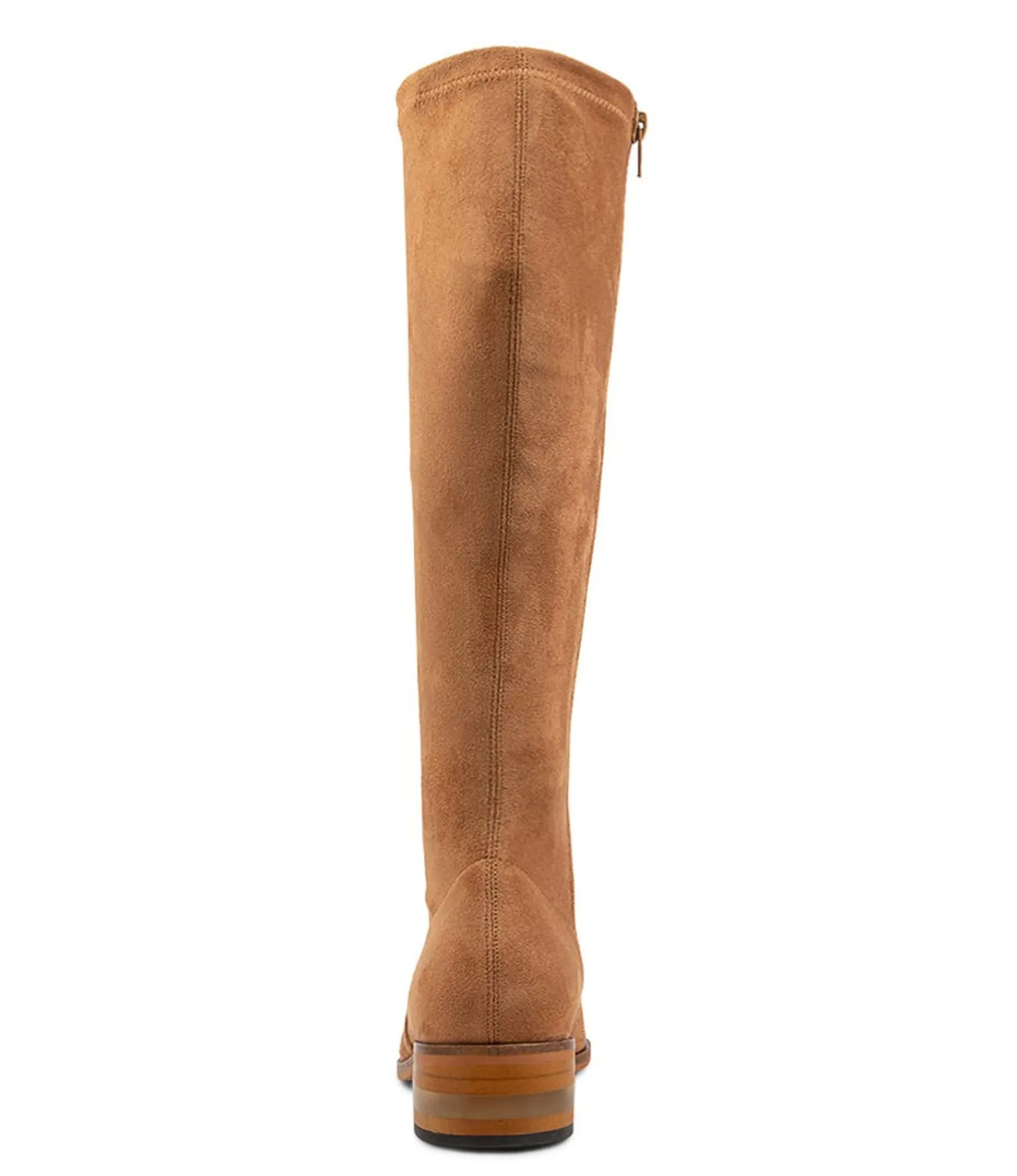 Discount Midas Shoes Flowe Caramel Microsuede Knee High Boots