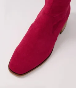 Clearance Midas Shoes Flowe Pinot Stretch Microsuede Long Boots