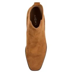 Clearance Midas Shoes Foro Tan Suede