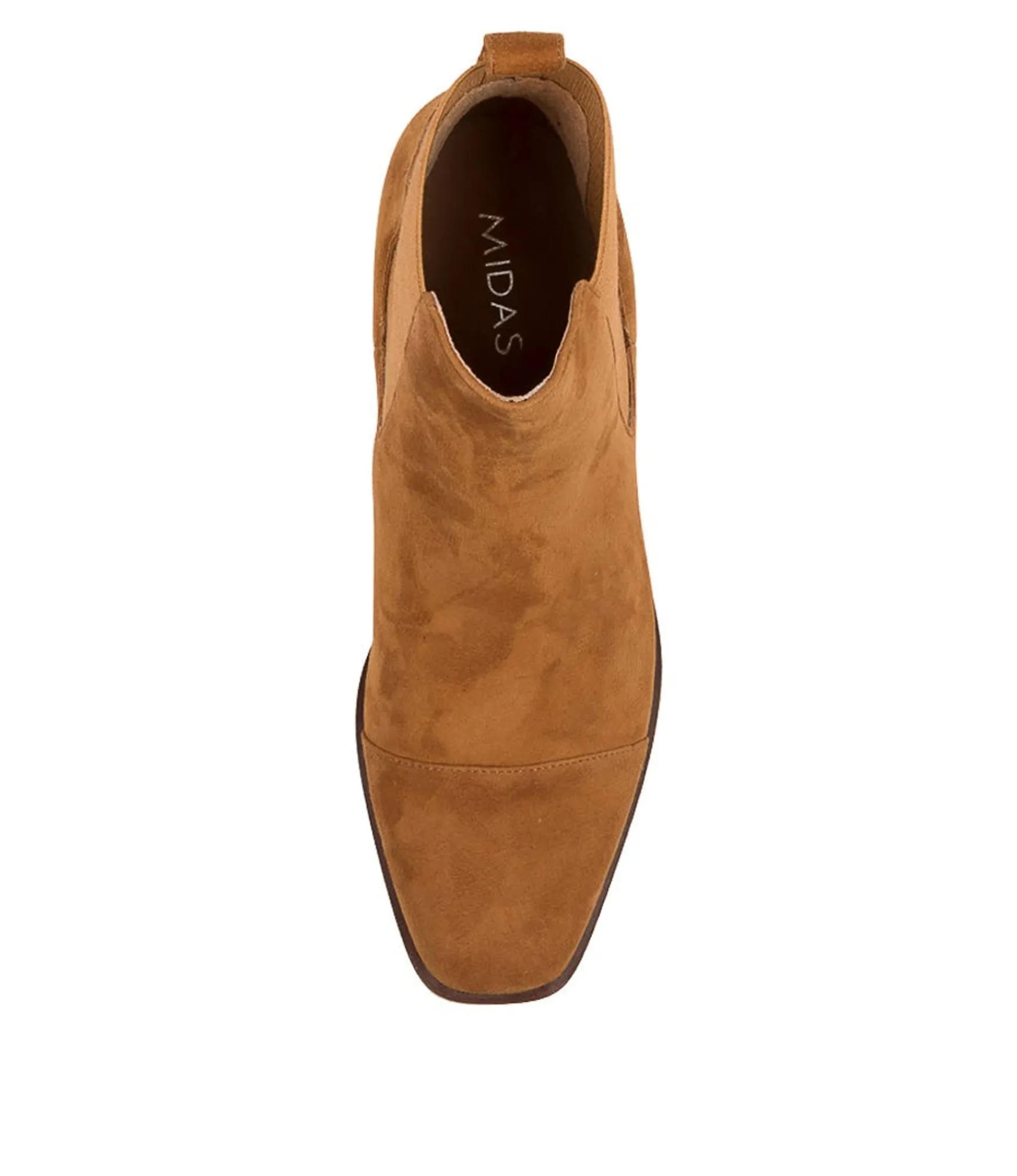 Clearance Midas Shoes Foro Tan Suede