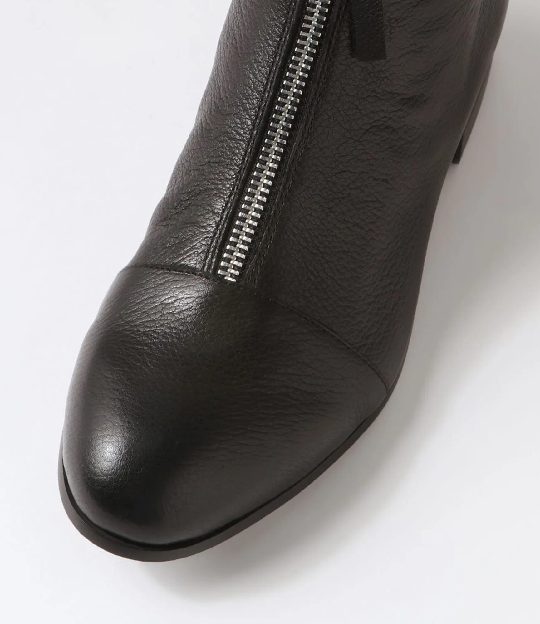 New Midas Shoes Funni Black Leather Ankle Boots