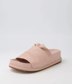 Fashion Midas Shoes Gabler Cafe Leather Slides
