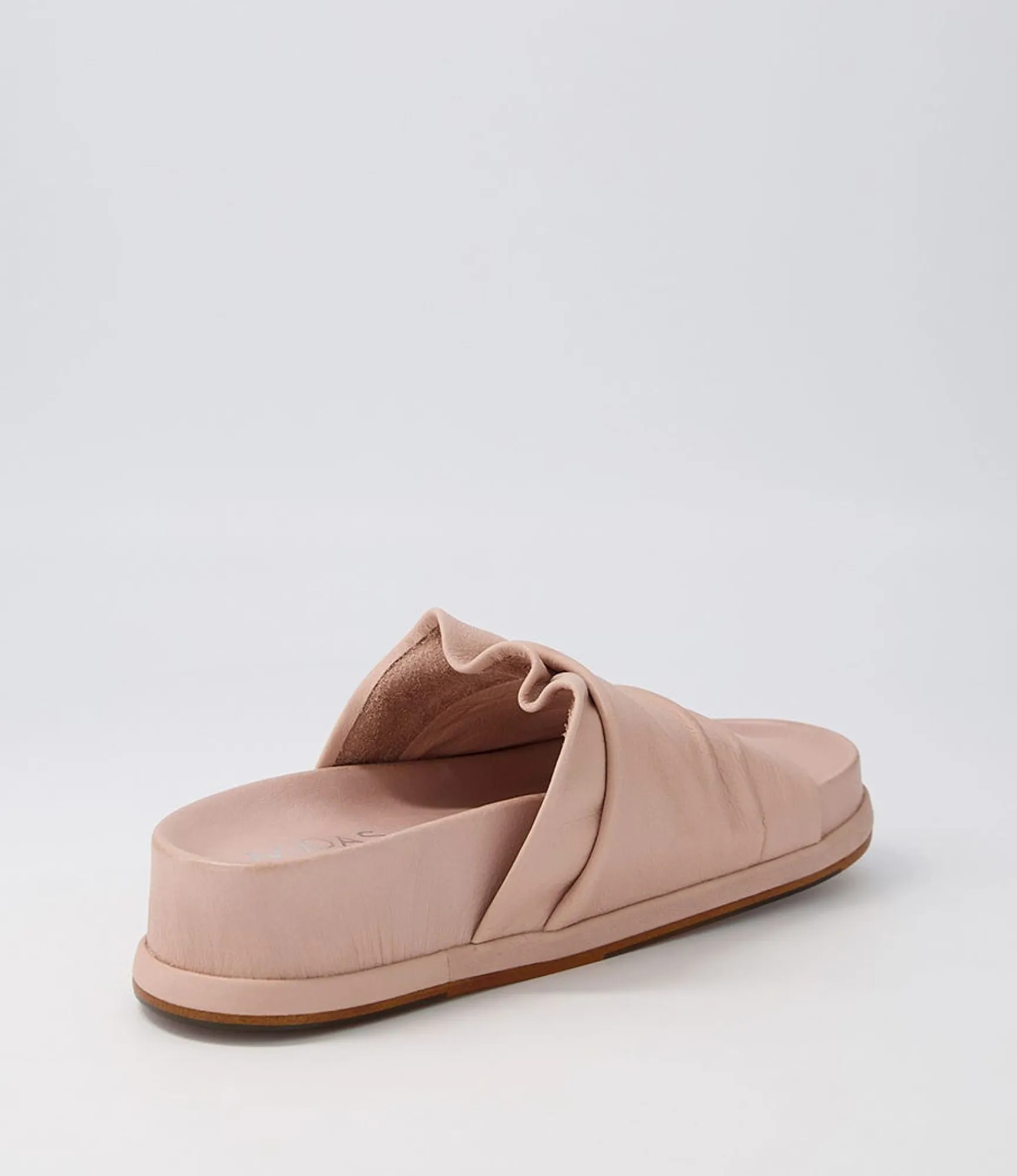 Fashion Midas Shoes Gabler Cafe Leather Slides