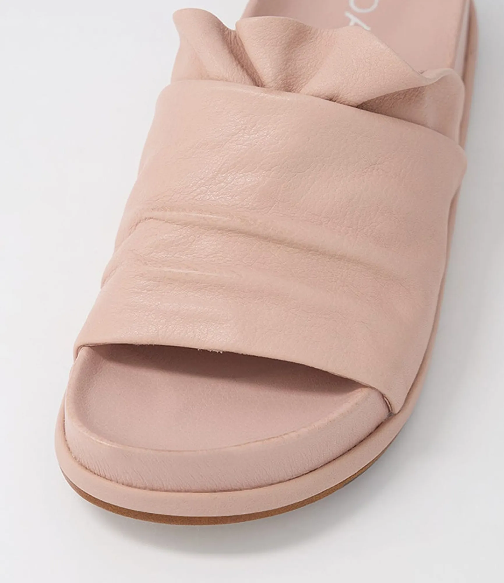 Fashion Midas Shoes Gabler Cafe Leather Slides