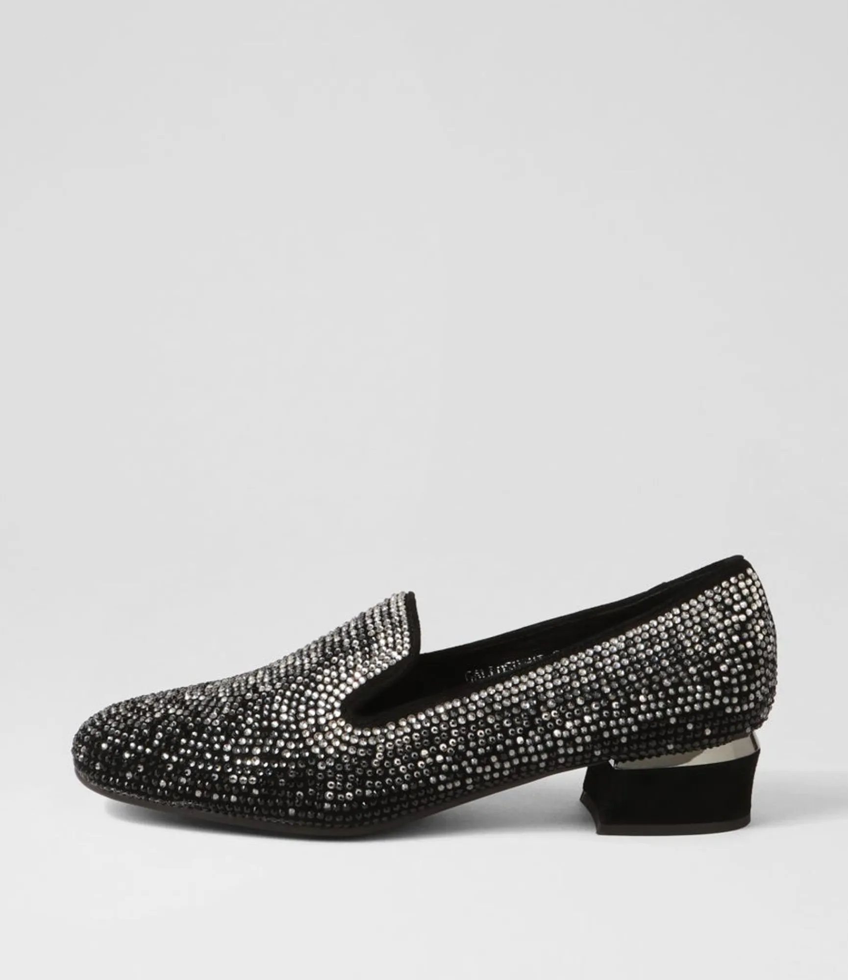 Online Midas Shoes Gallosh New Black Suede Heels