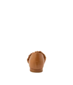 Flash Sale Midas Shoes Garfield Dark Tan Leather Flat Shoes