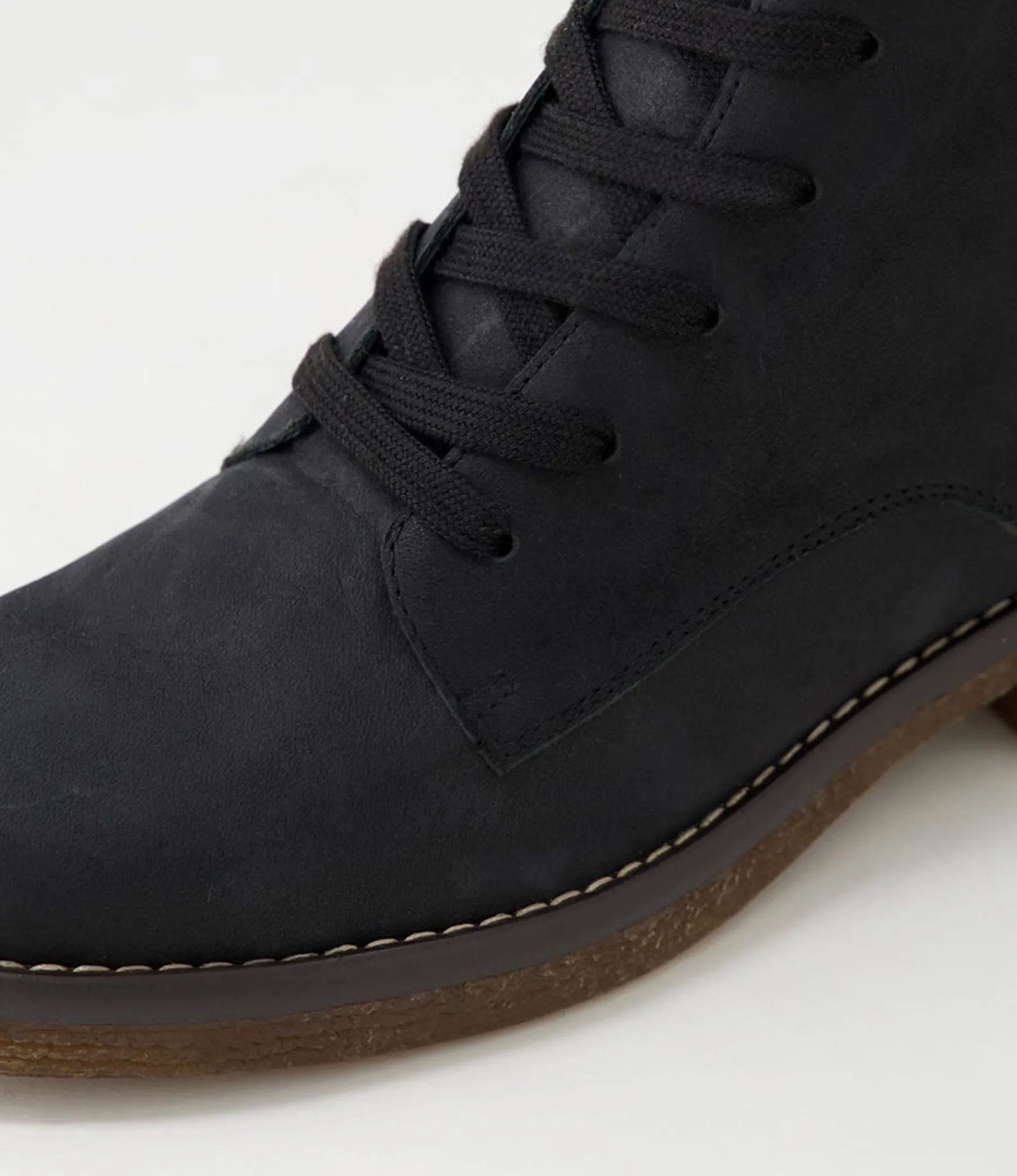 Cheap Midas Shoes Garnett Black Leather Lace Up Boots