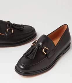 Clearance Midas Shoes Gello Black Leather Loafers