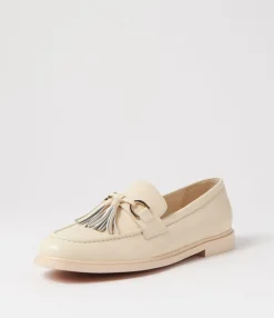 Cheap Midas Shoes Gello Oatmilk Leather Loafers