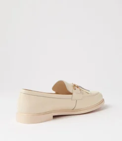 Cheap Midas Shoes Gello Oatmilk Leather Loafers