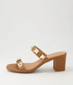 Cheap Midas Shoes Gemani Dark Tan Leather Sandals
