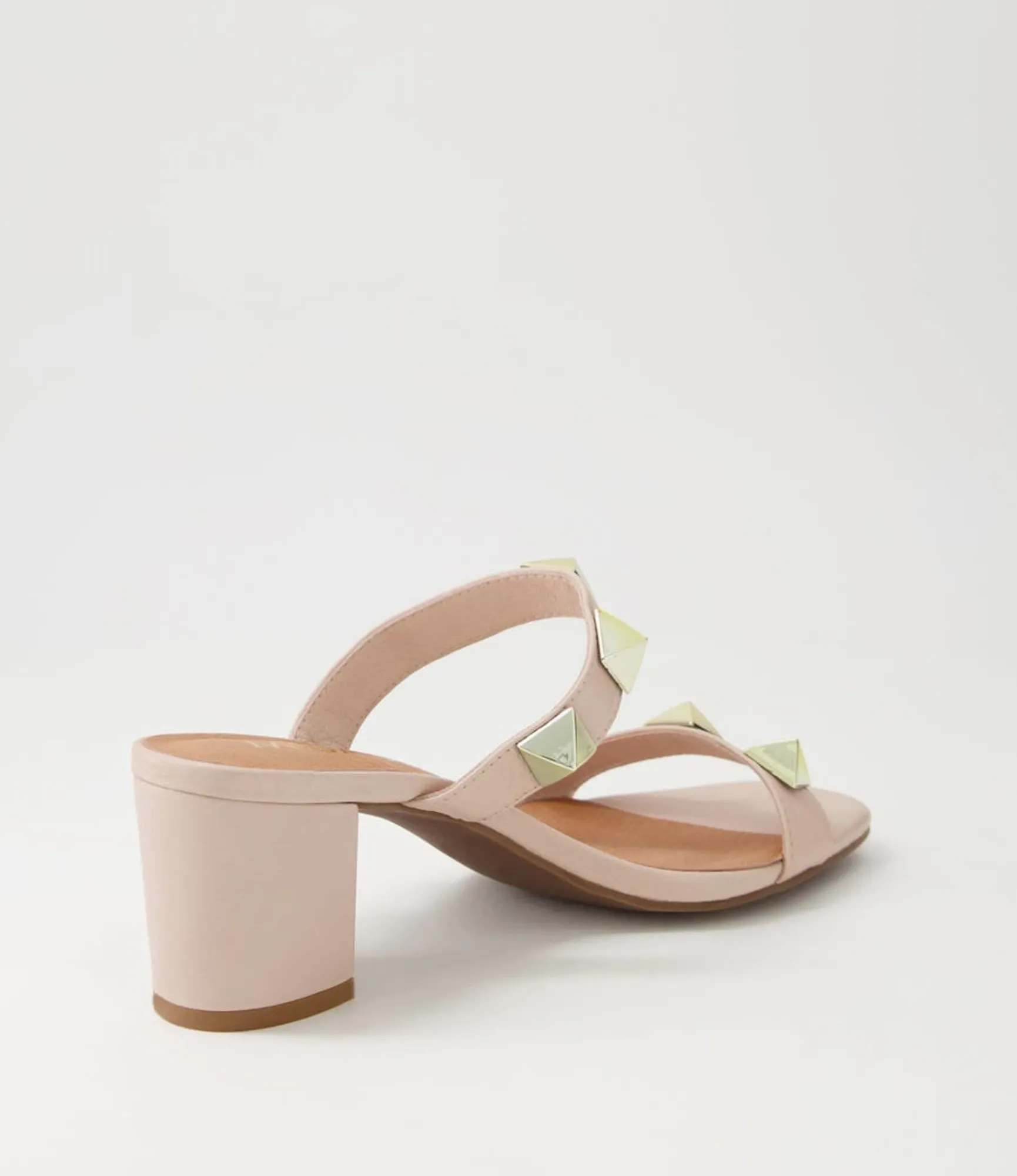 New Midas Shoes Gemani Nude Leather Sandals