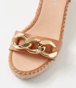 Cheap Midas Shoes Geysi Tan Natural Rope Leather Sandals