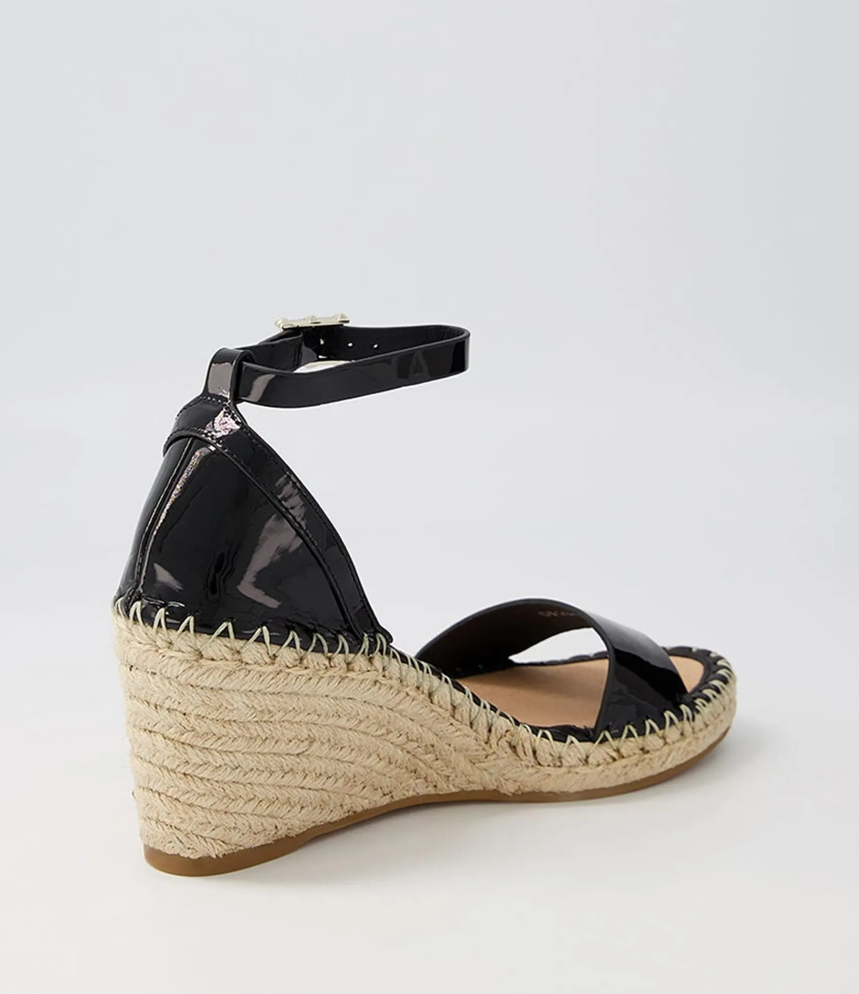 Sale Midas Shoes Gigo Black Patent Leather Espadrilles