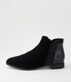Cheap Midas Shoes Gildred Black Mix Chelsea Boots