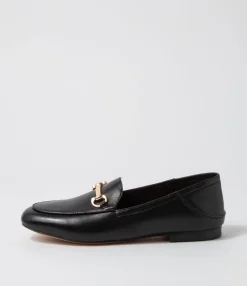 Sale Midas Shoes Ginnas Half Black Leather Loafers