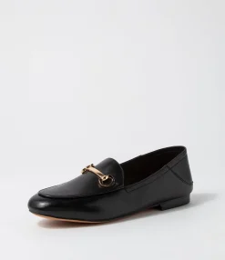 Sale Midas Shoes Ginnas Half Black Leather Loafers