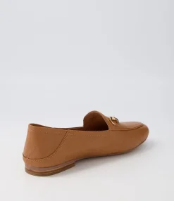 Sale Midas Shoes Ginnas Half Tan Leather Loafers