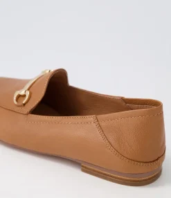 Sale Midas Shoes Ginnas Half Tan Leather Loafers