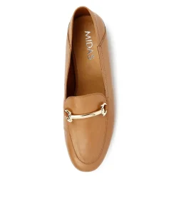 Hot Midas Shoes Ginnas Tan Leather