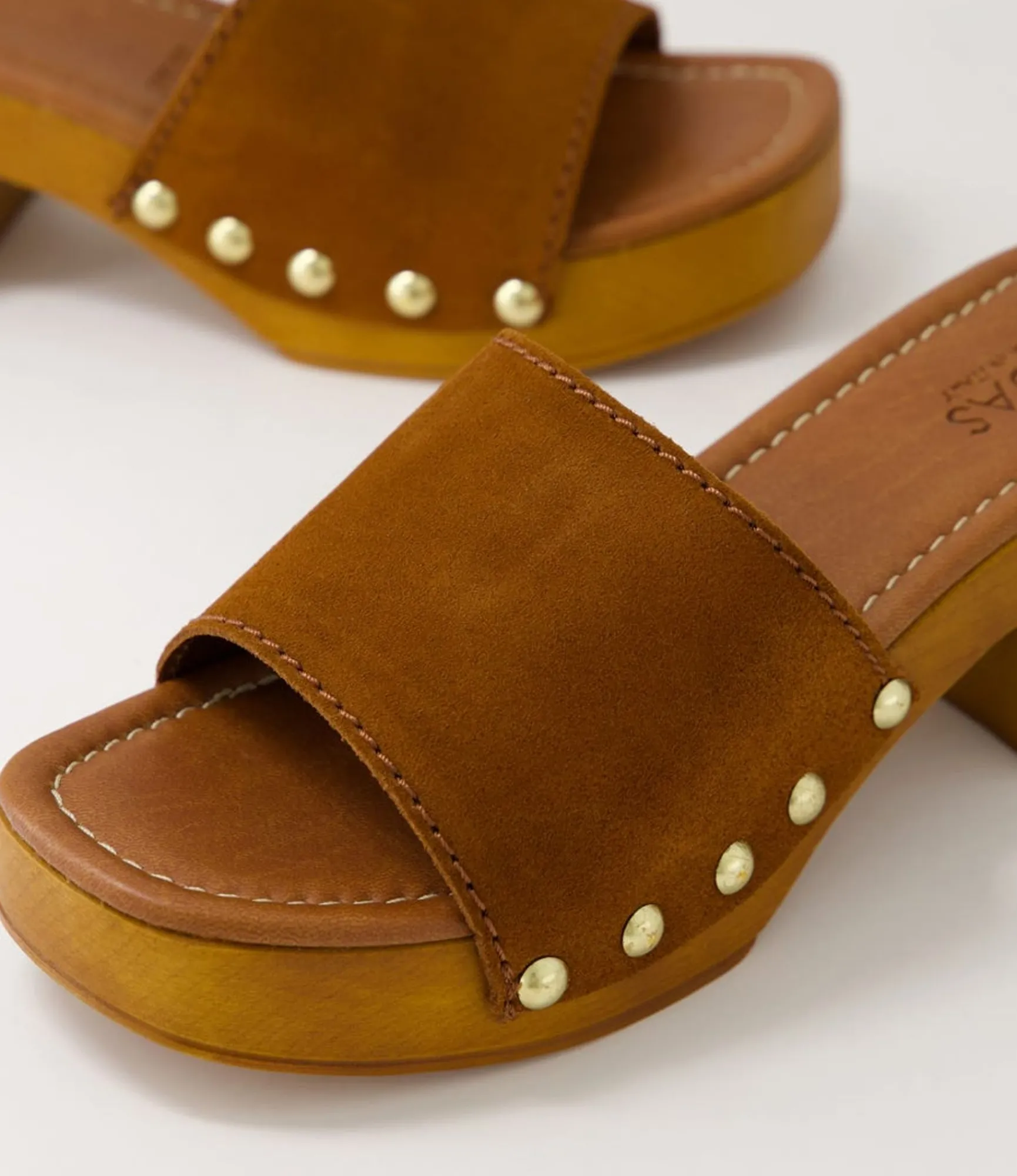 Fashion Midas Shoes Gladd Brown Suede Sandals