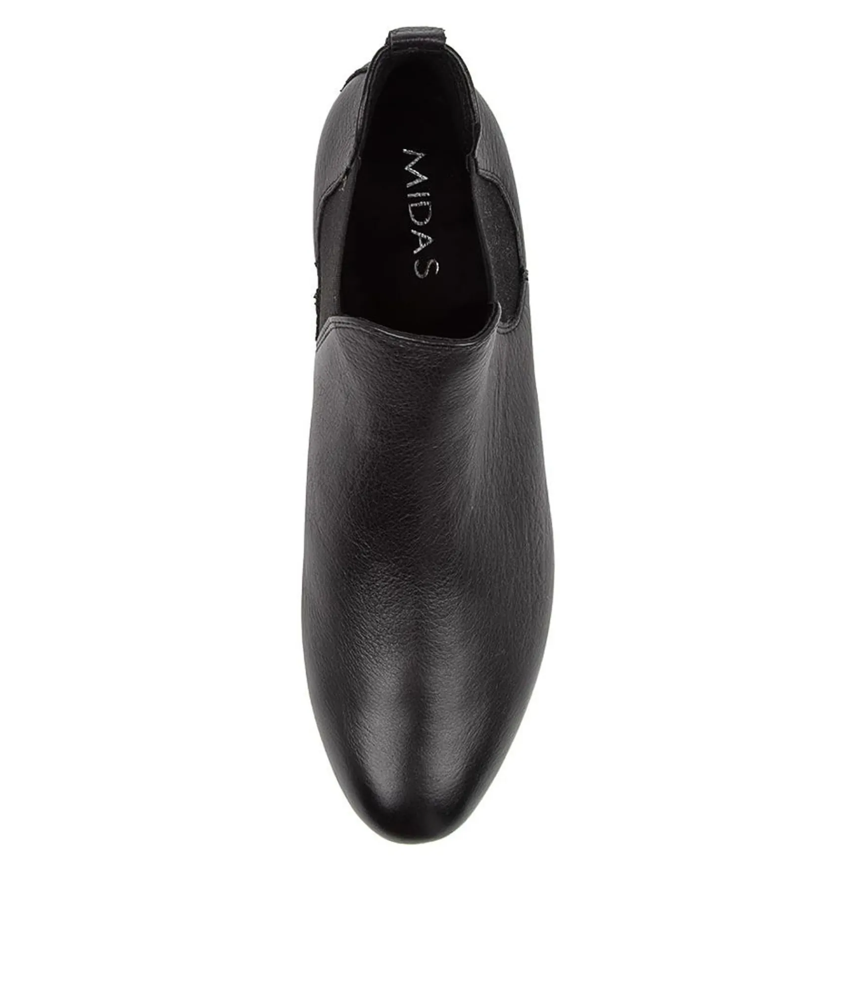 Best Sale Midas Shoes Glasgow Black Leather