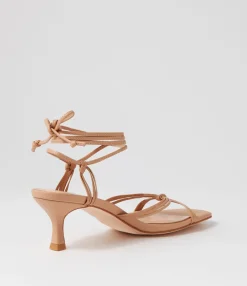 Fashion Midas Shoes Goddess Nude Leather Sandals