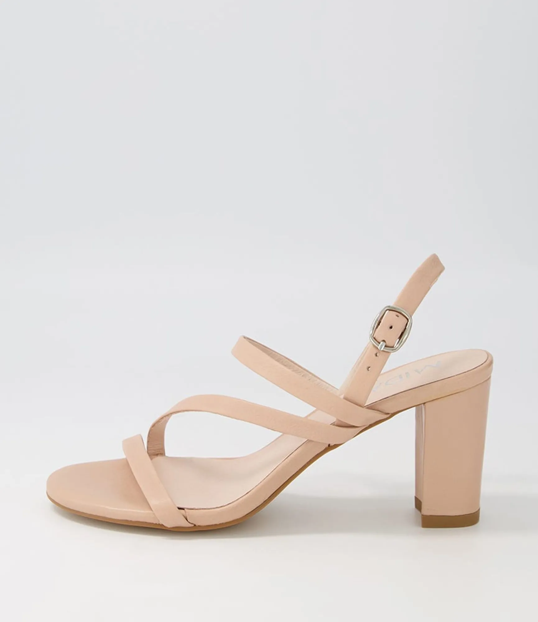 Outlet Midas Shoes Goldy Dark Nude Leather Sandals
