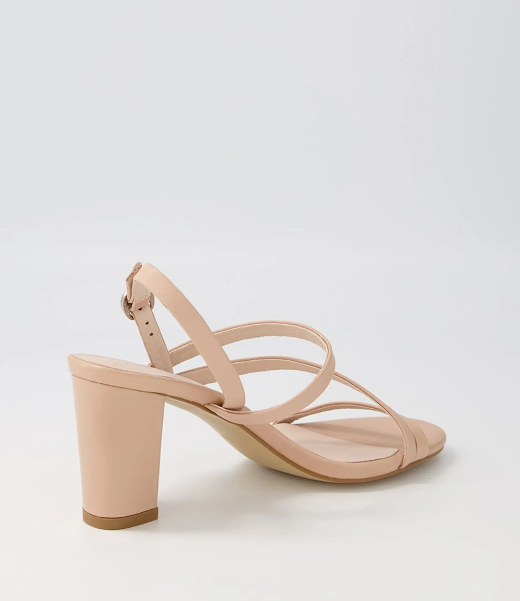 Outlet Midas Shoes Goldy Dark Nude Leather Sandals