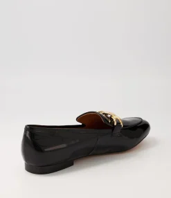 Fashion Midas Shoes Gollish Black Patent Leather Loafers