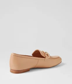 Hot Midas Shoes Gollish Nude Leather Loafers