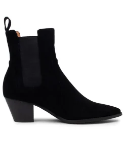 Shop Midas Shoes Grasp Black Suede Chelsea Boots Bh
