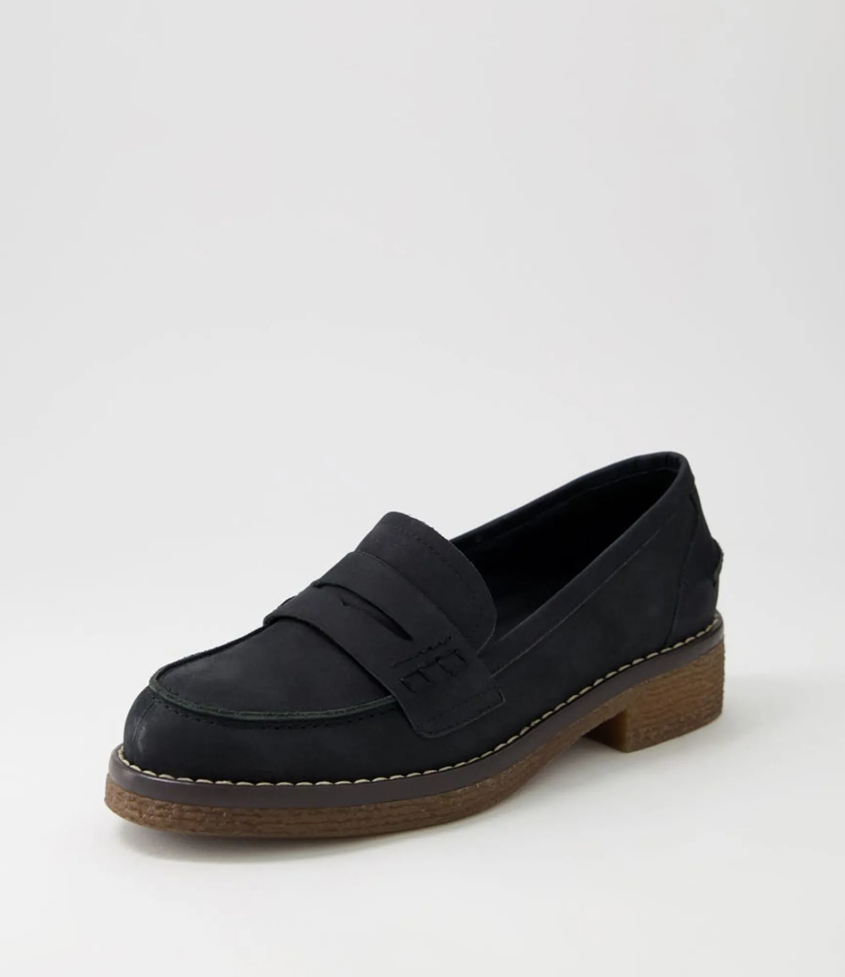 Online Midas Shoes Gulfie Black Leather Loafers