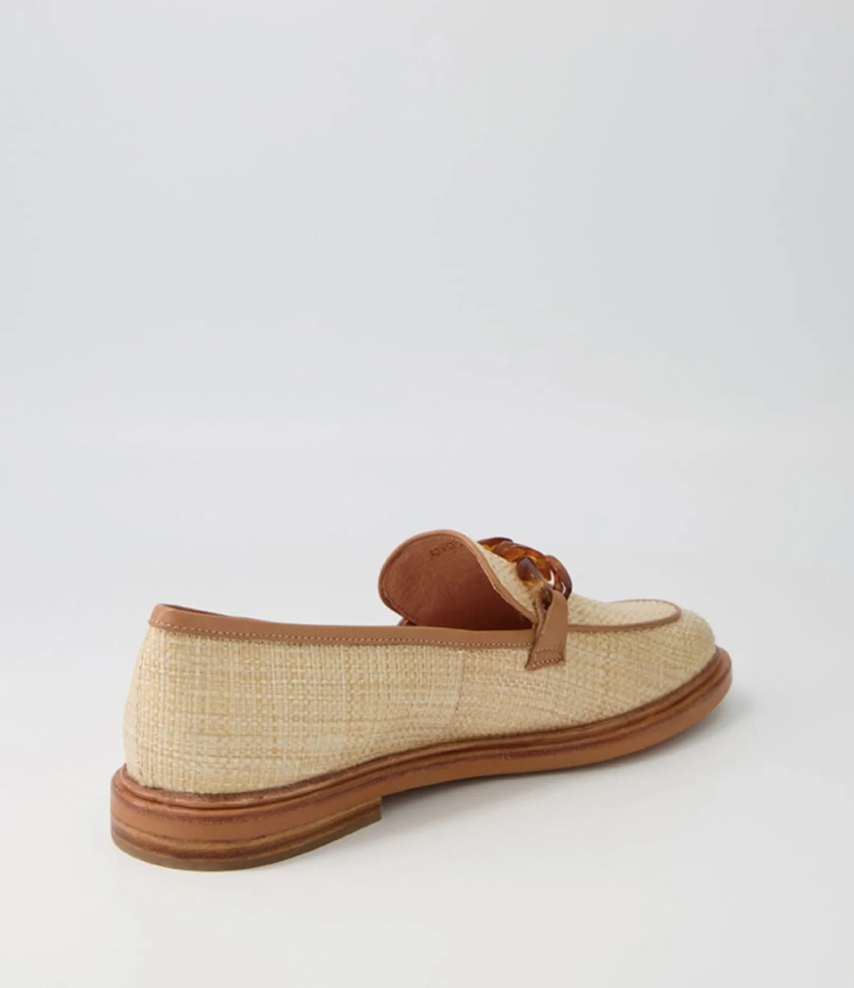 Cheap Midas Shoes Gusto Natural Woven Leather Loafers