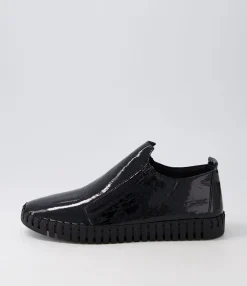 Flash Sale Midas Shoes Habble Black Patent Leather Sneakers