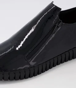 Flash Sale Midas Shoes Habble Black Patent Leather Sneakers