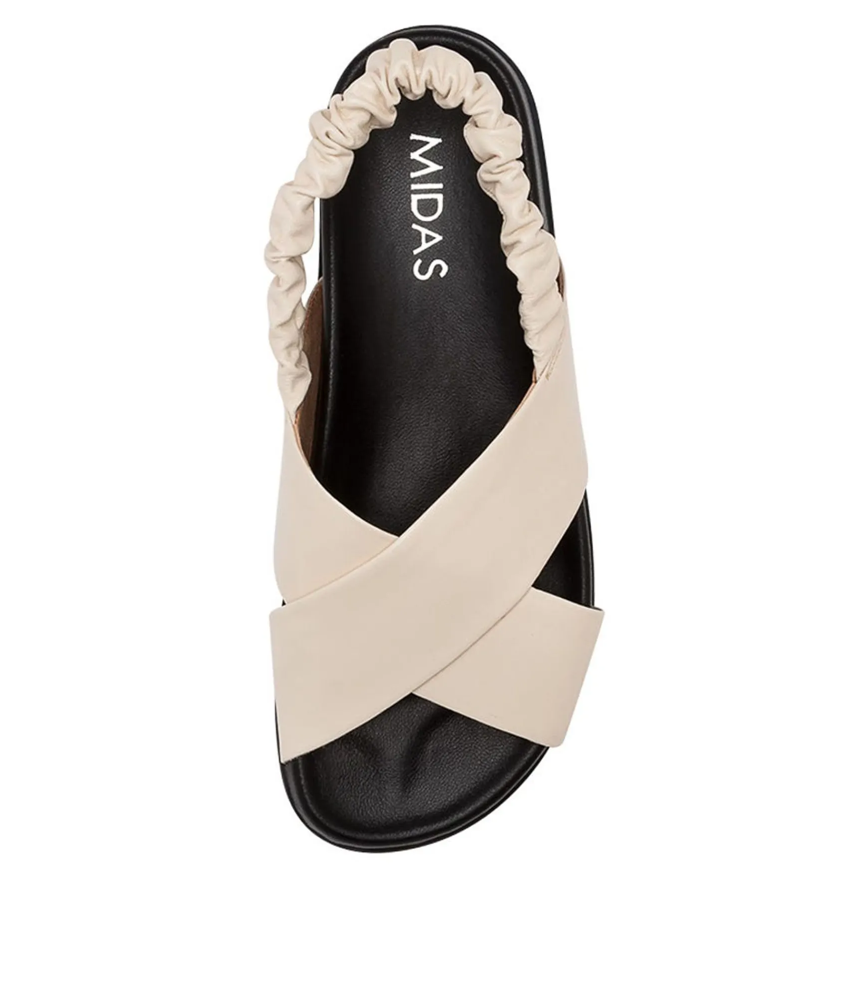 Fashion Midas Shoes Haider Cream Leather
