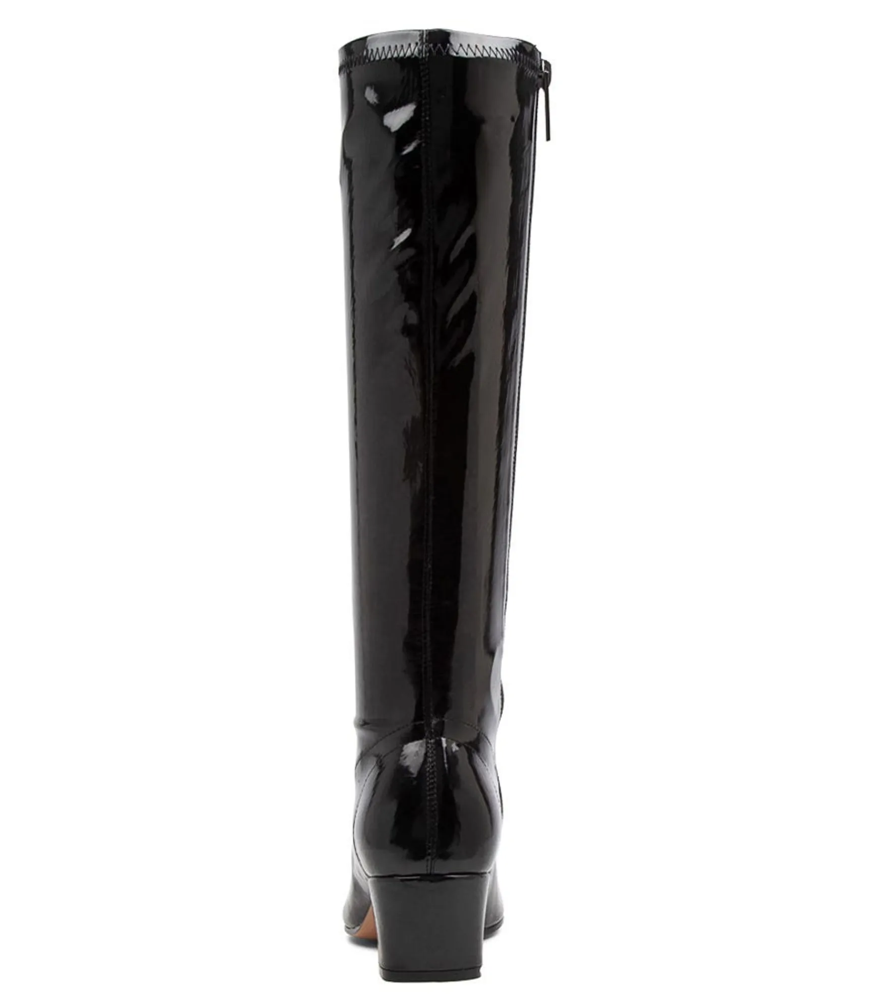 Cheap Midas Shoes Hailee Black Patent Synthetic Knee High Boots