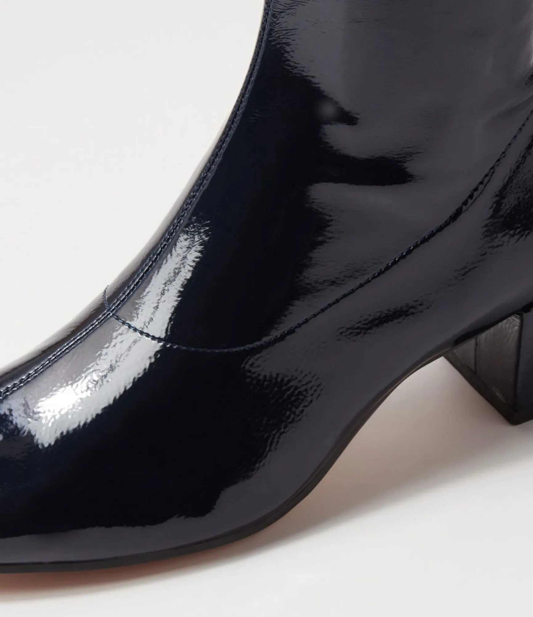 Cheap Midas Shoes Hailee Navy Stretch Patent Pu Knee High Boots