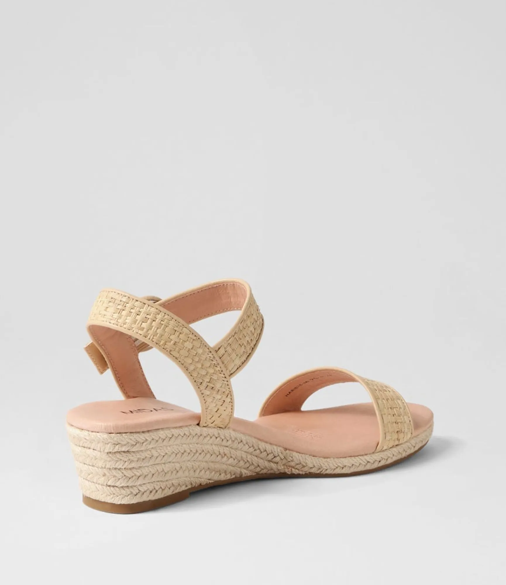Store Midas Shoes Hariete Natural Woven Leather Espadrilles