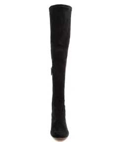 Fashion Midas Shoes Harpest Black Microsuede