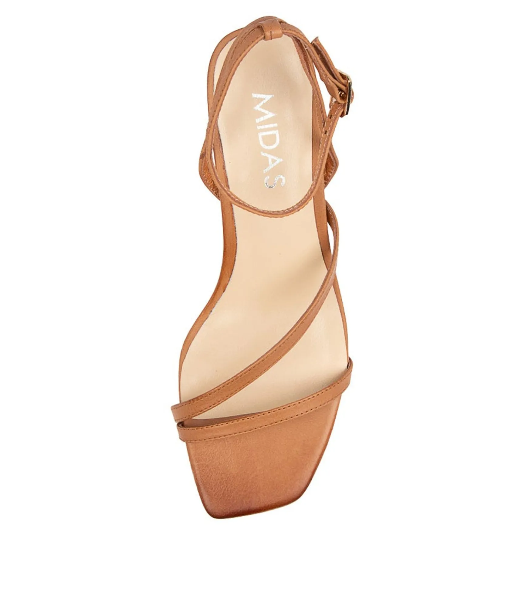 Online Midas Shoes Hasta Dk Tan Leather