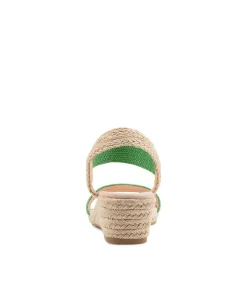 Fashion Midas Shoes Havana Jade Weave Elastic Espadrilles