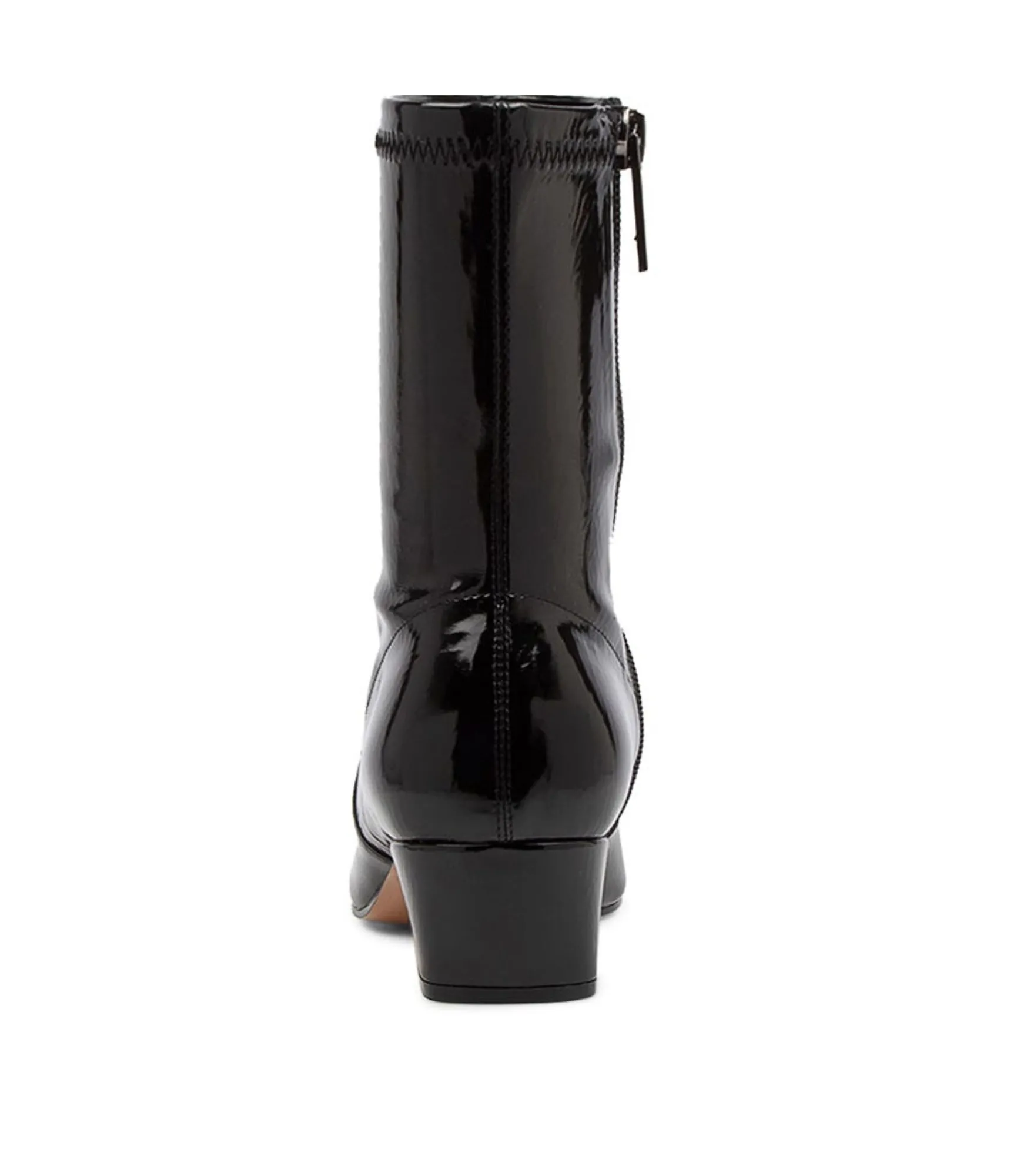 Clearance Midas Shoes Heidi Black Patent Ankle Boots