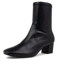 Online Midas Shoes Heidi New Black Ankle Boots